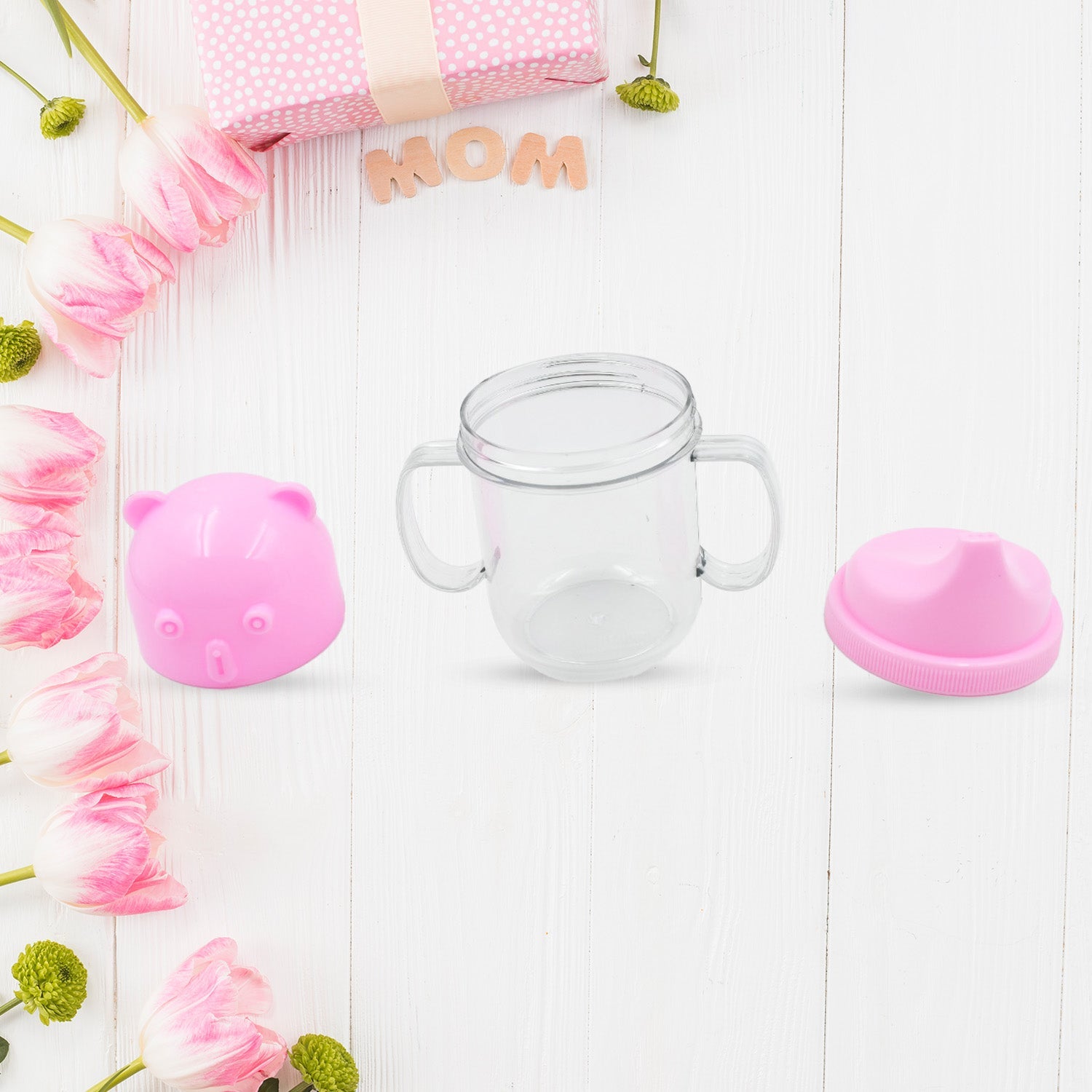 Baby Milk Mug Sippy Cup Baby Mug, Leakproof, Mug For Kids Lightweight, Nursing (250 Ml / 1 Pc) - Springkart 