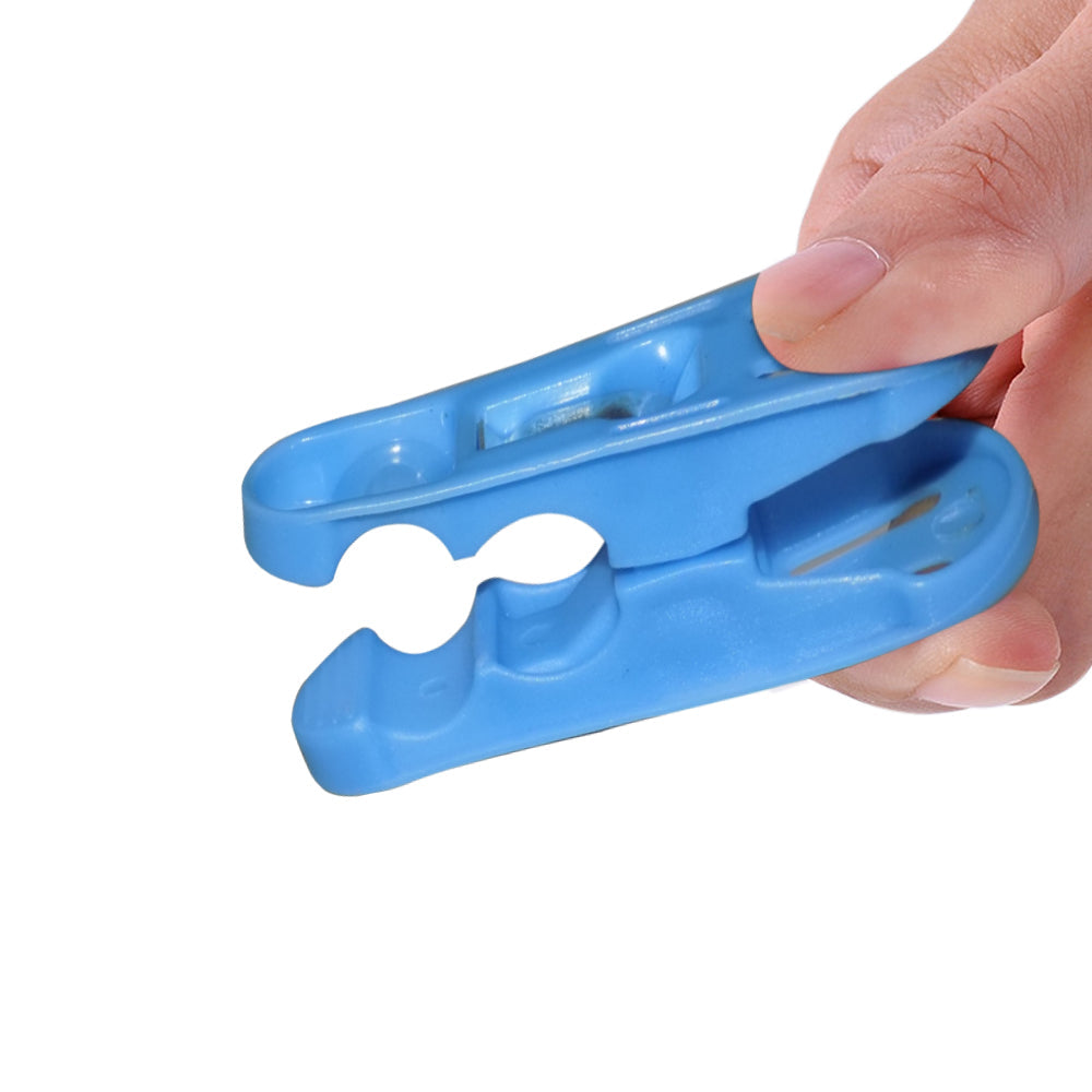 Cloth Drying Non-Slip Light Plastic Clips (Multicolour) (Pack of 12) - Springkart 