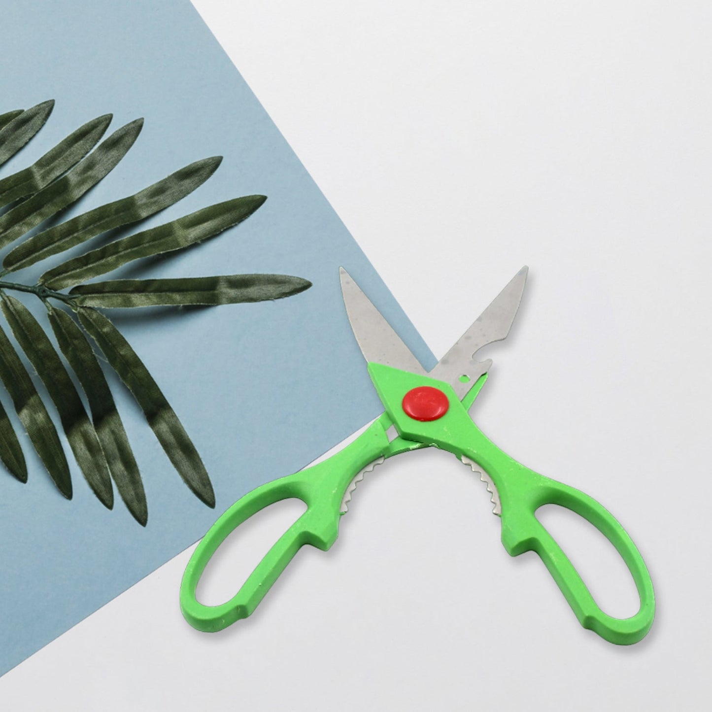 Multi-Function Kitchen Scissors for Veggies, Meat & Seafood with Bottle Opener - Springkart 