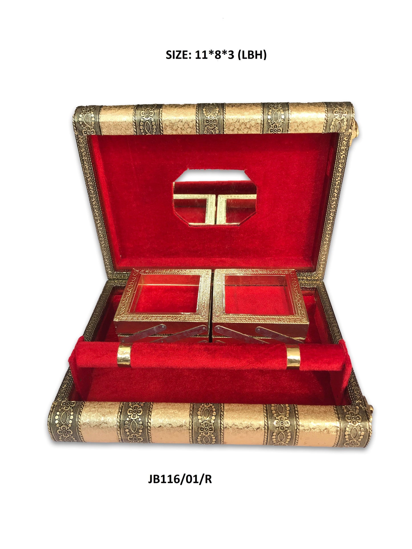 Jewellery Jewel Boxes Storage Box Organizer Gift Box for Women Necklace Earring Set Bangles Churi Gift for Women - Springkart 