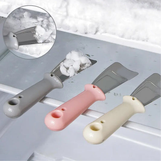 ice Remover Scoop, Non Slip Ergonomic Design Compact Size Freezer Shovel Anti Rust for Refrigerator (1Pc) - Springkart 