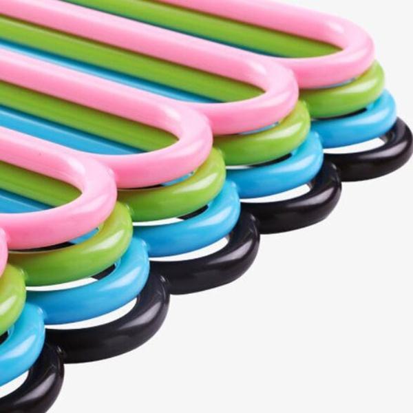 5 in 1 Multipurpose Plastic Hanger, Assorted (5-Layer) - Springkart 