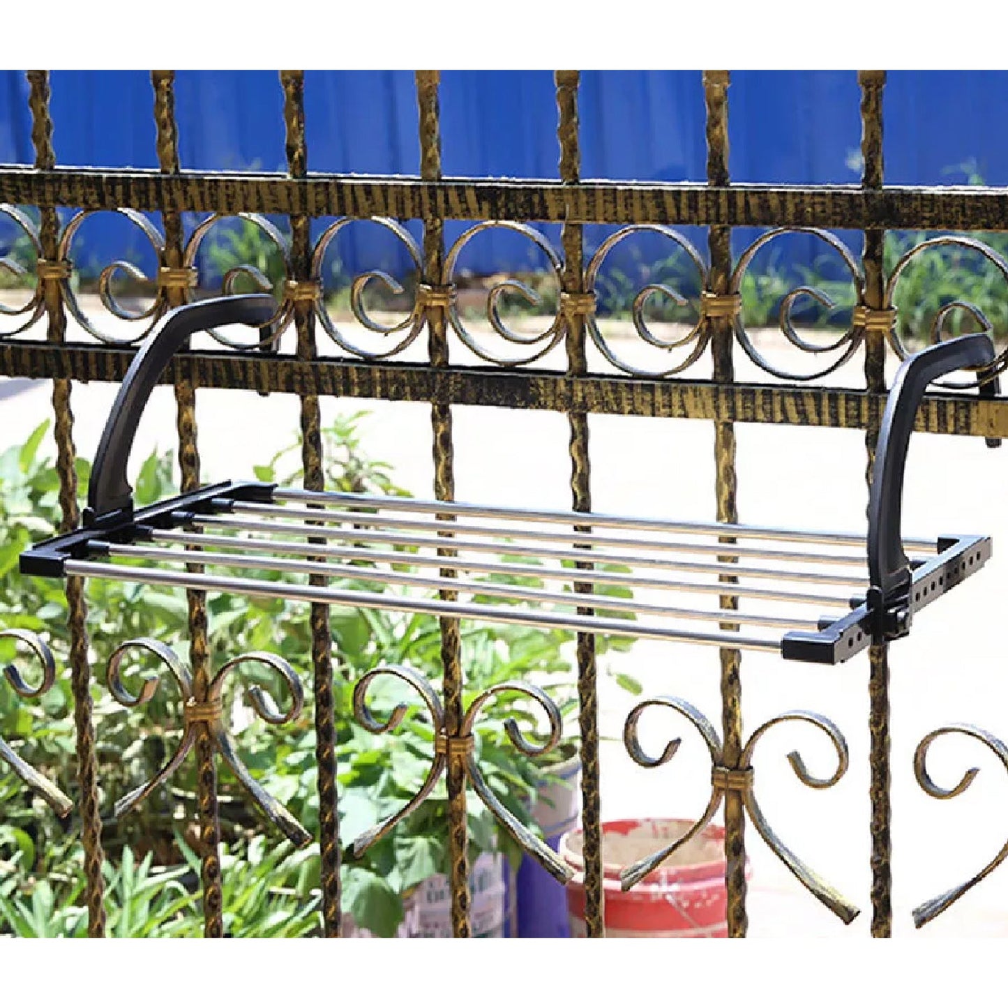 Small Hanging Rack Cloth Drying Rack for Home, Balcony, and Window - Springkart 