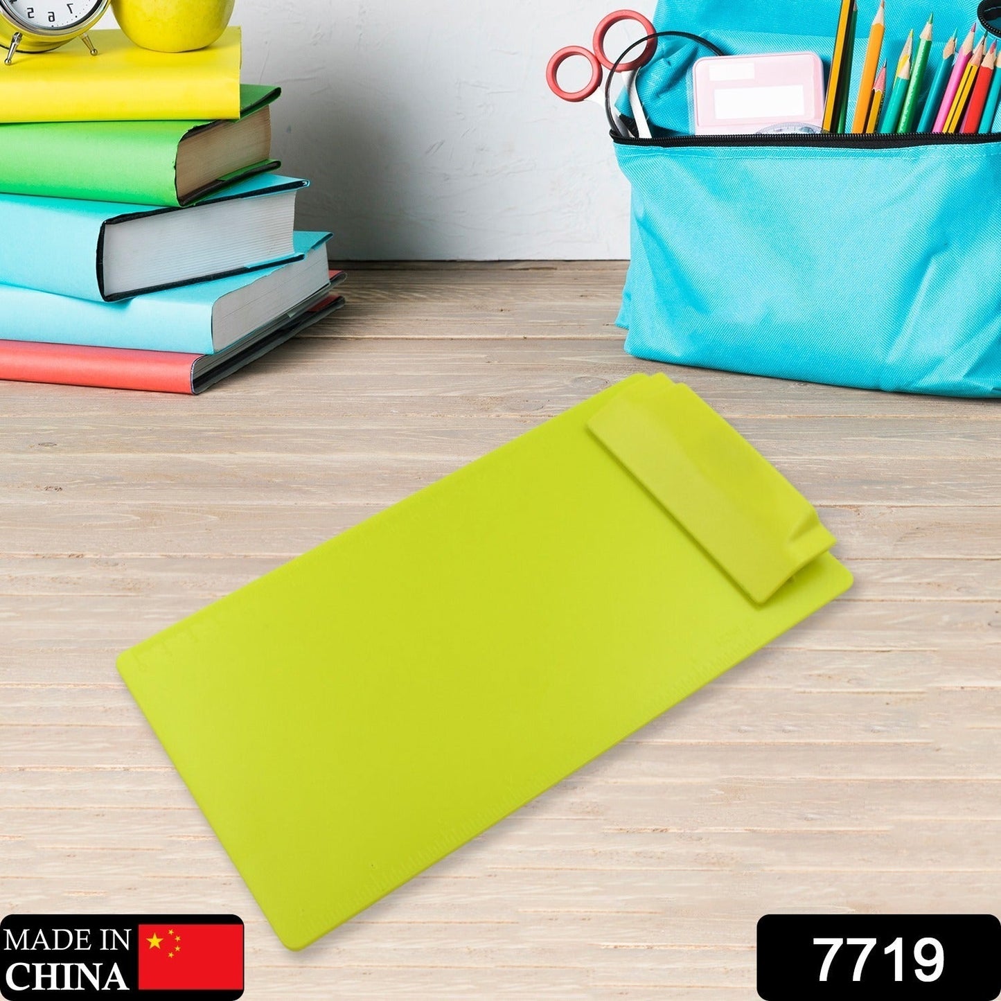 EXAM PAD BEST FOR STUDENTS IN ALL EXAMS UNBREAKABLE FLEXIBLE BOARD WITH A CENTIMETER MEASURING SIDE PAD FOR SCHOOL & EXAM USE - Springkart 