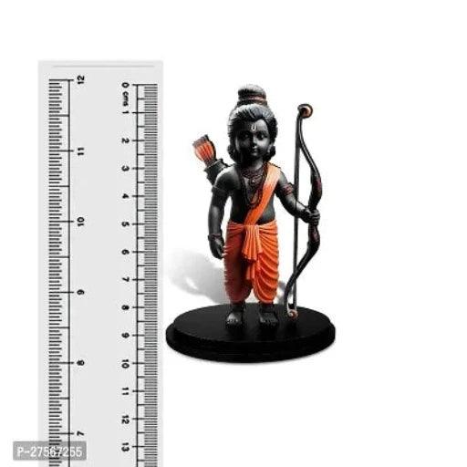 Adhvik Ram Lalla 2d Idol Ayodhya Mdf Wooden Murti Statue God Stand For car Dashboard