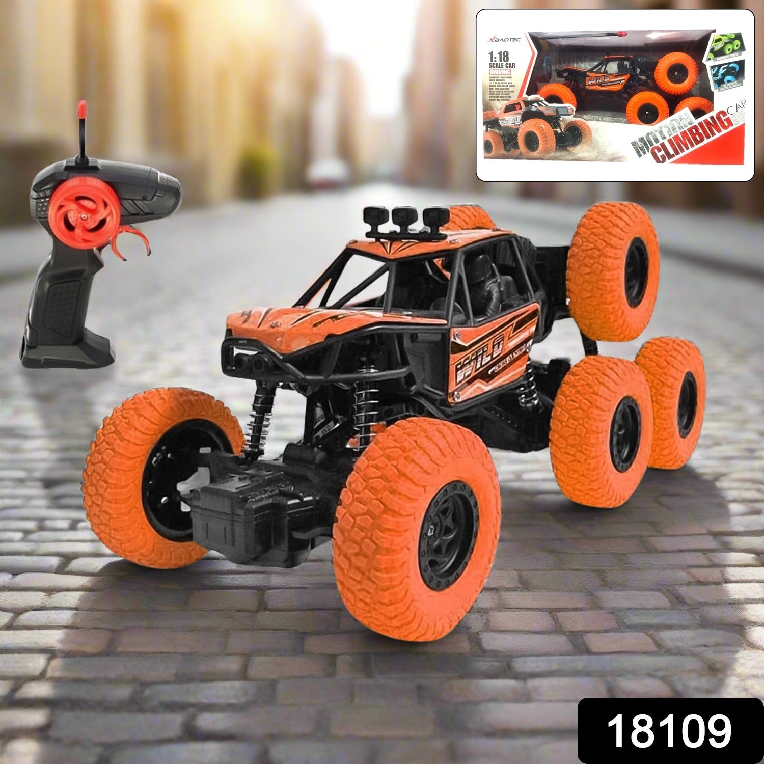 Rock Climber Car, 8 Wheels Climbing Car (1 Pc / Remote Battery Not Included) - Springkart 