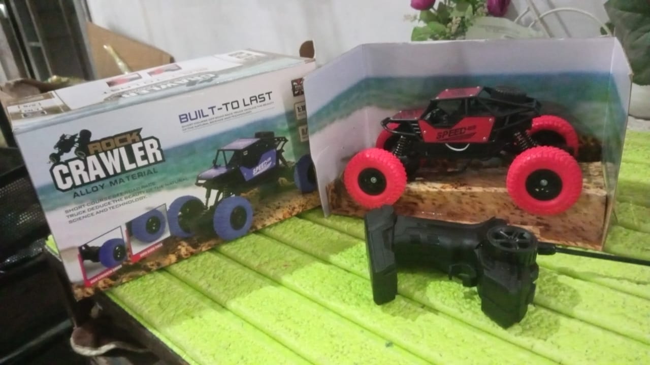 Rock Crawler Monster RC Truck All Terrain Stunt Racing Car Rechargeable Indoor Outdoor Toy Car - Springkart 