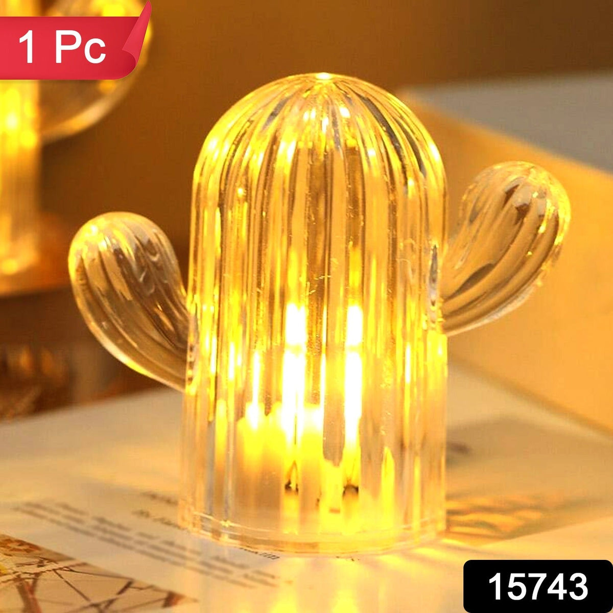 Cute Cactus LED Night Light (Cactus / 1 Pc) - Springkart 