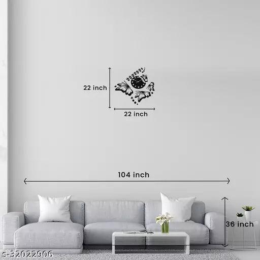 Butterfly Acrylic wall clock”Decorative Designer Acrylic Wall Clock" Acrylic Wall Clock"Wall Clock Big Size"Wall Clocks For Home"Wall Clocks Wall"Wall Clocks"Designer Wall Clock"Acrylic Wall Clock"Designer Wall Clock"unique wall clock” - Springkart 