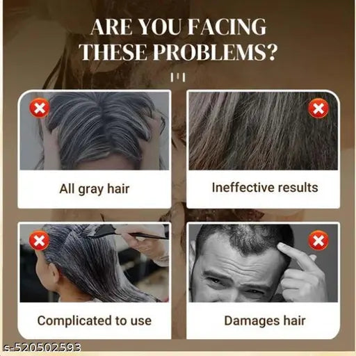 Hot Sale 49% Off笨ｨ Long Lasting Natural Hair Dye Shampoo 250ML Pack Of 2