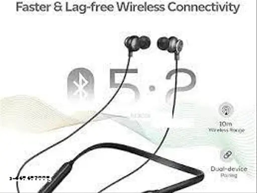 Bluetooth Neckband with Magnetic Earbuds