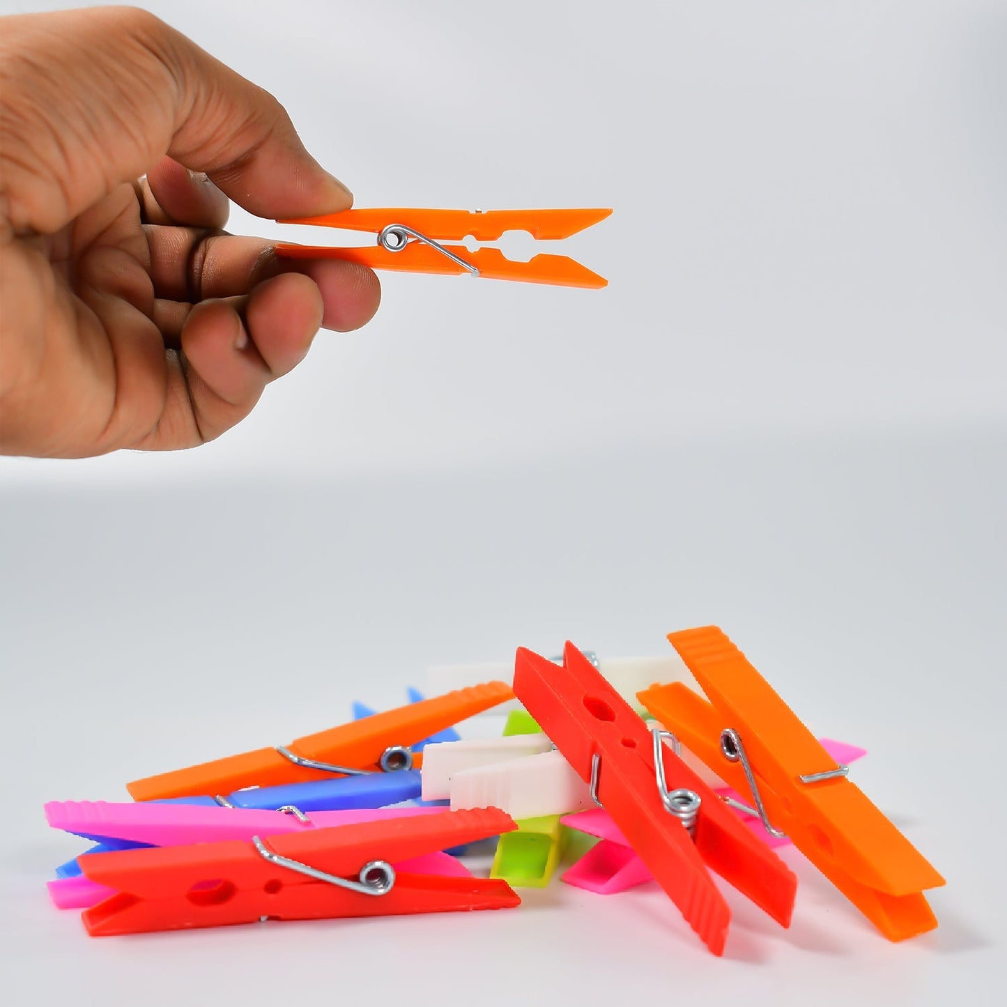 Multi Purpose Plastic Clothes Clips for Cloth Drying Clips (set of 144Pc) - Springkart 