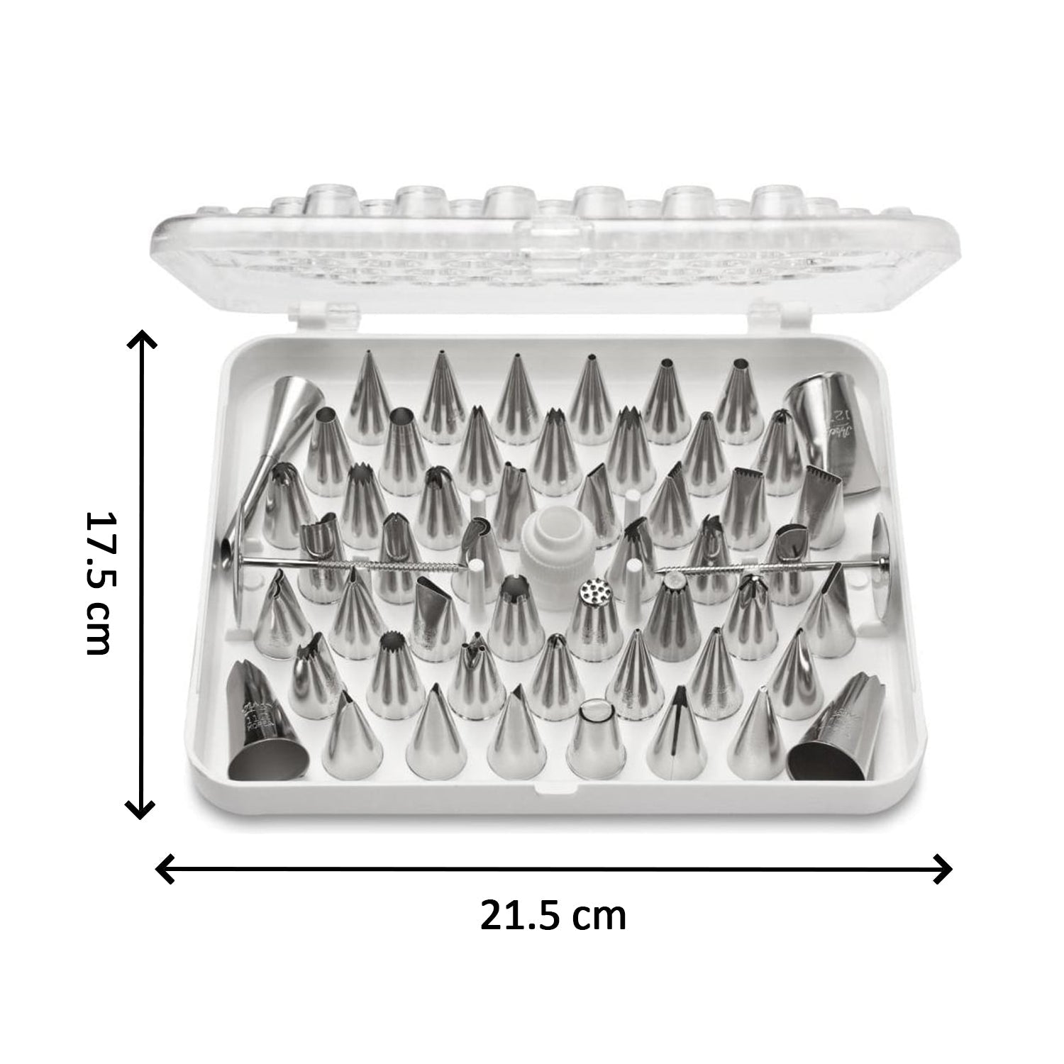 Cake Nozzle Set for Pastry Decorations (55-Piece) - Springkart 
