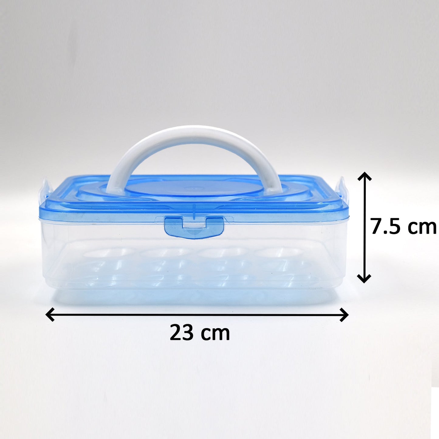 Plastic Kitchen Refrigerator Egg Storage 12 Grid 1 Layer Egg Container - Springkart 