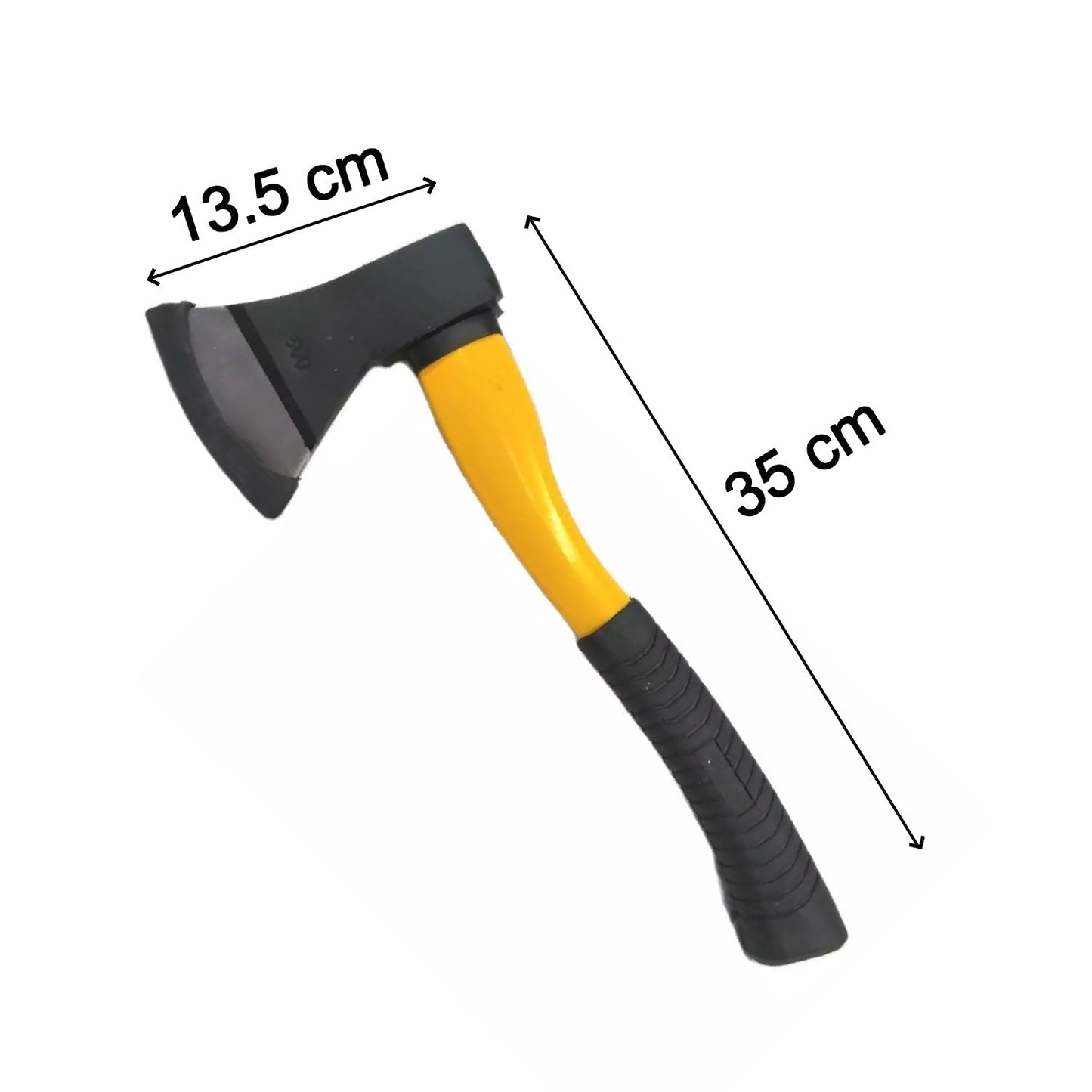 Fiberglas's Body Rubberised Handle Wood Cutting Axe - Springkart 