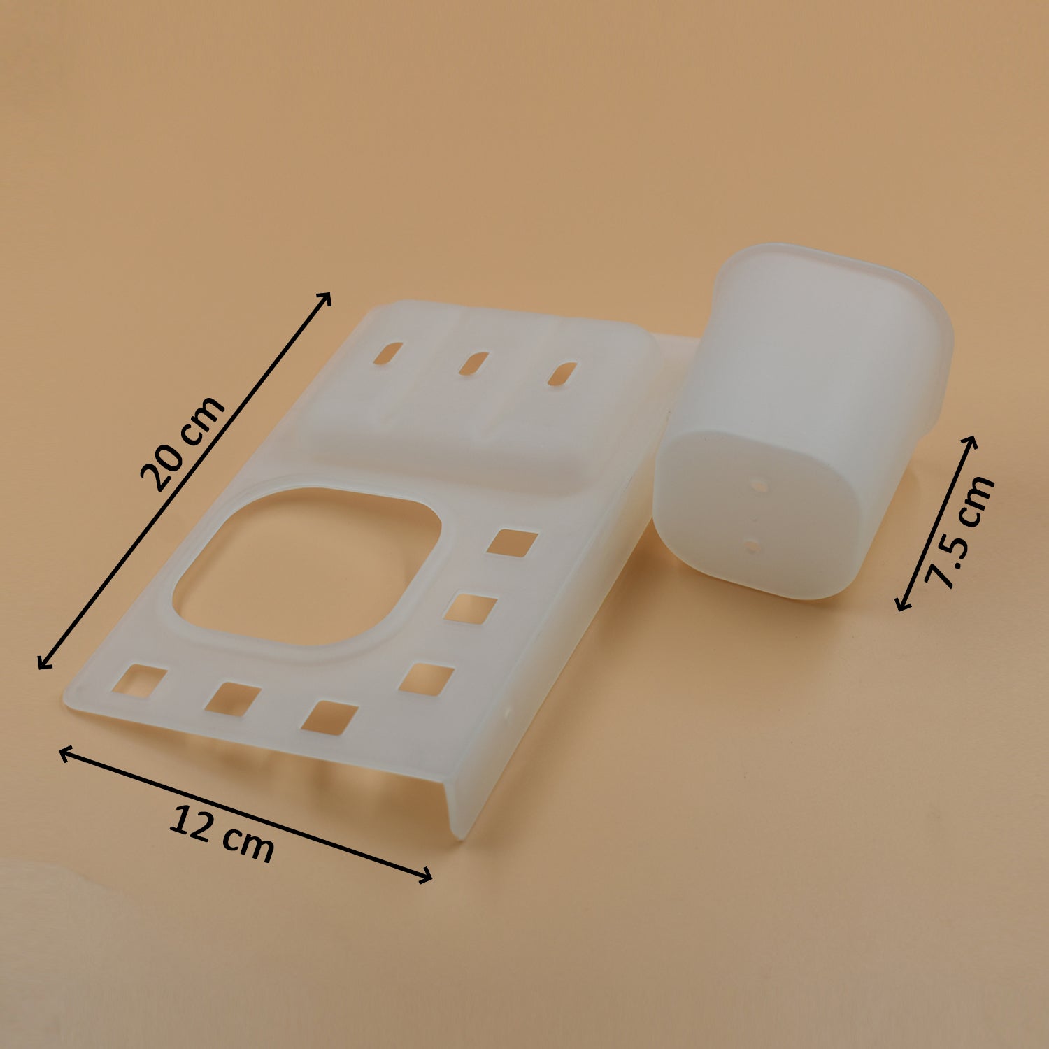 3 in 1 Plastic Soap Dish and plastic soap dish tray used in bathroom and kitchen purposes. - Springkart 