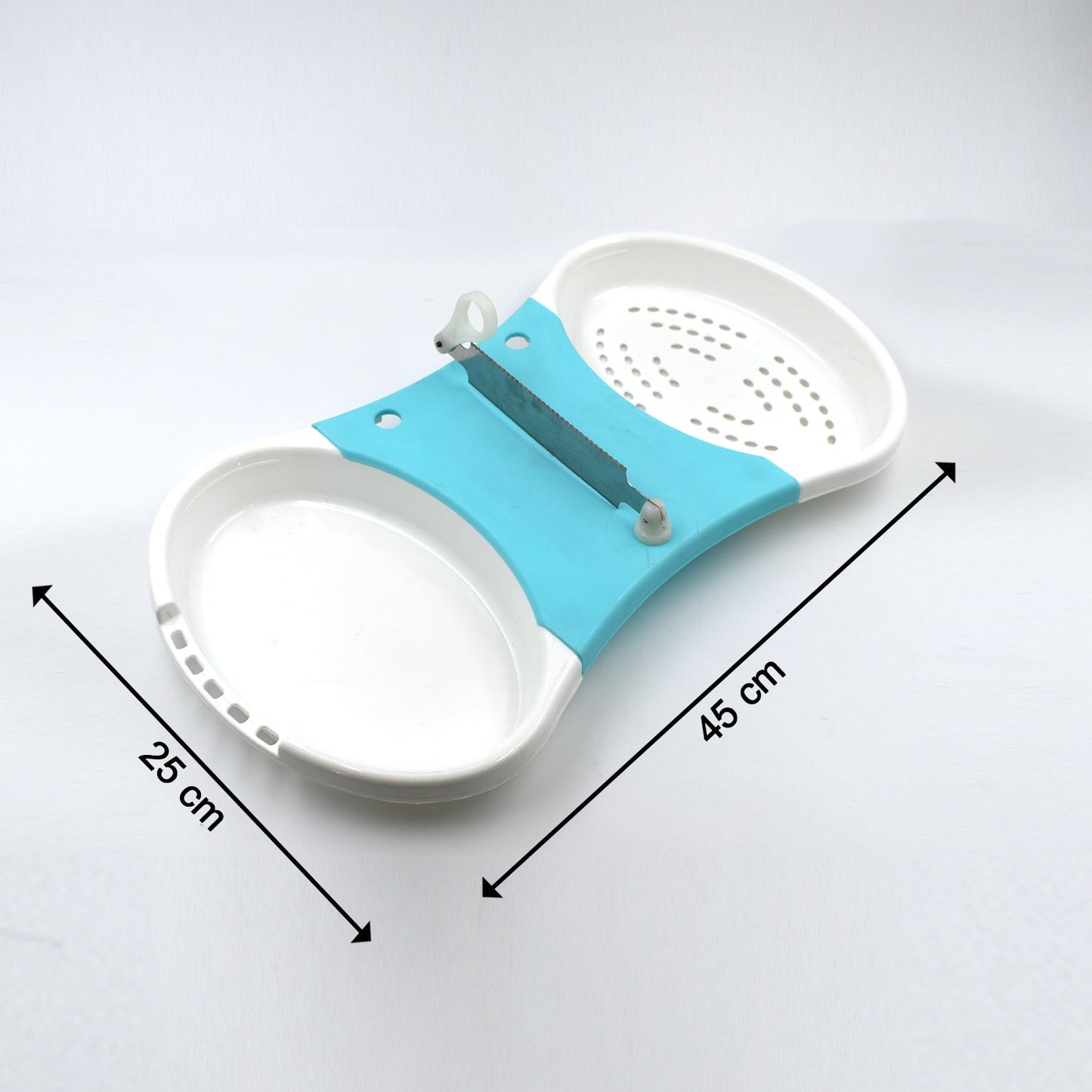 Adjustable Cut N Wash used in all kinds of household and kitchen purposes for cutting and washing simultaneously of vegetables and fruits etc. - Springkart 