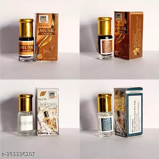 'Musk Amber ' and 'Iceberg' perfume (Pack of 2) for men and women