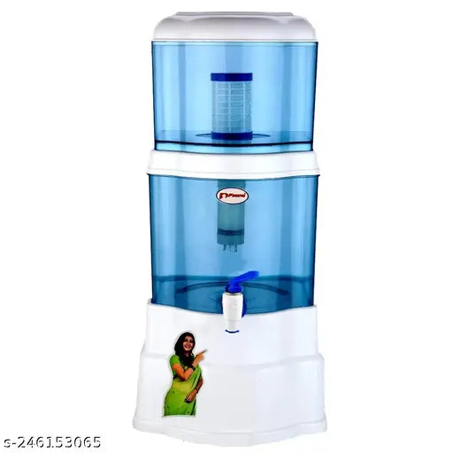 Always Pure- Pzone Aqyagem Gravity Based Water Purifier | Non Electric Water Purifier Filter - 15 Litre Storage ( UF gravity)