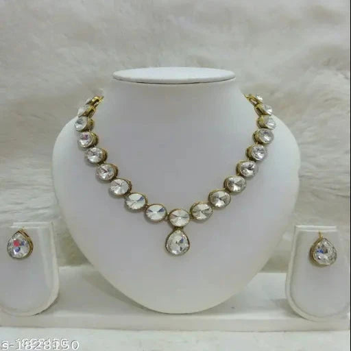 Women's Alloy Gold Plated Jewellery Set