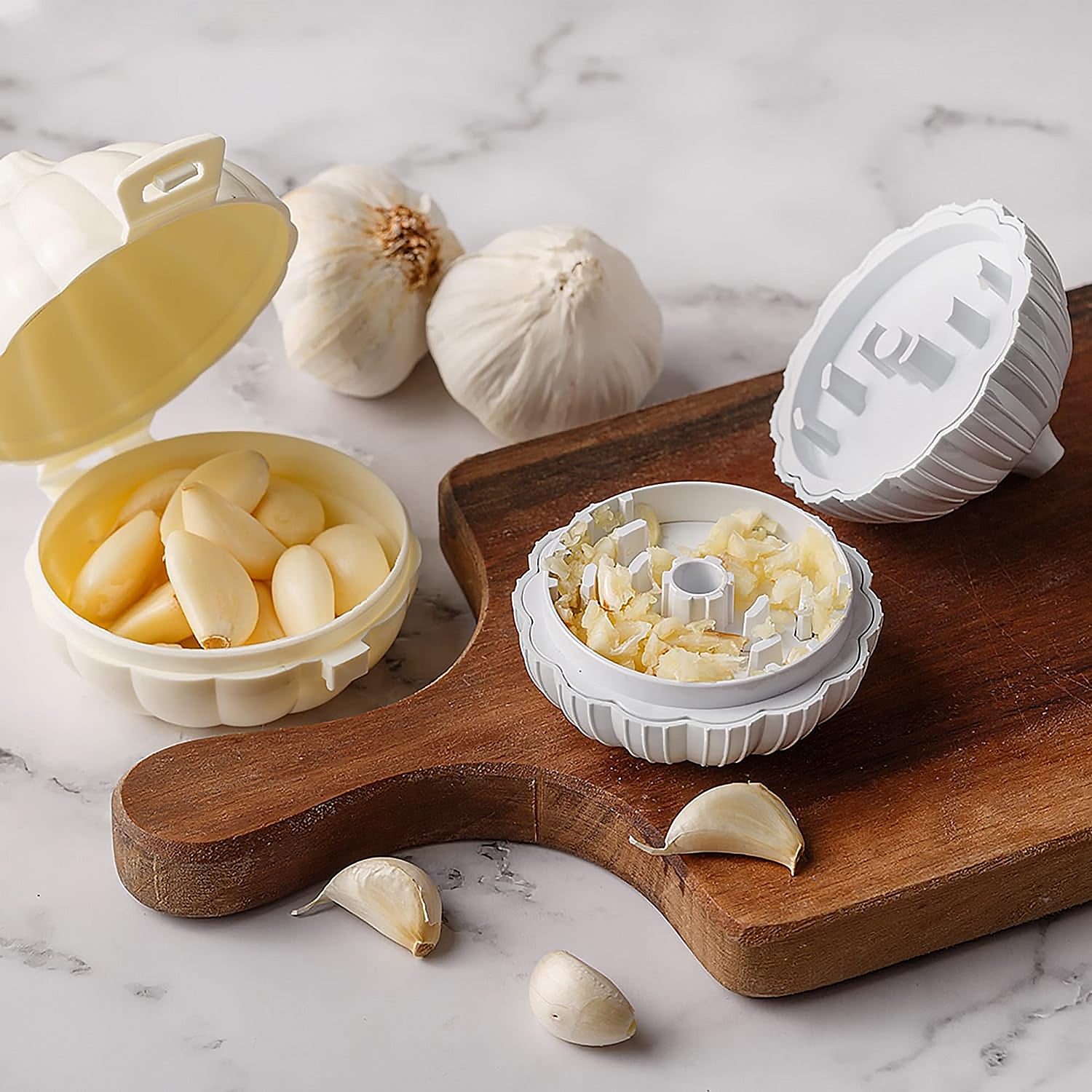 8194 Garlic Press Sharpener Device Household Portable Manual Chili Ginger Garlic Masher Crusher Garlic Press Garlic Crusher Garlic Chopper Garlic Grinder - Springkart 