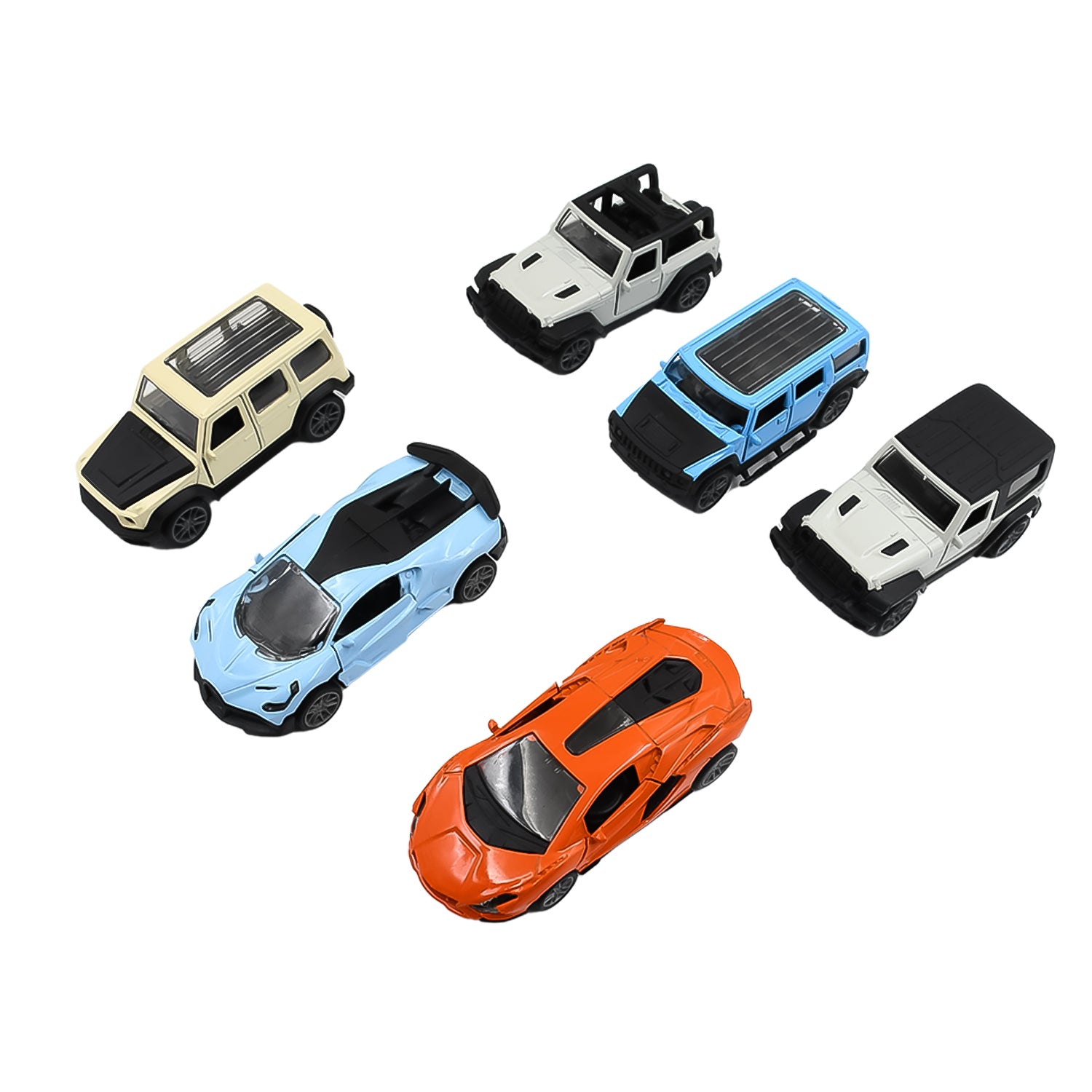 Mini Pull Back Car Widely Used By Kids (1 Pc Mix Color Design) - Springkart 