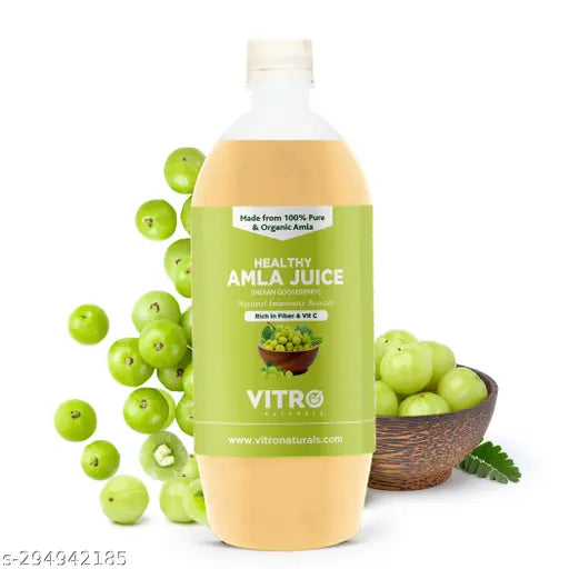 Healthy Amla Juice 1L - 100% Pure Amla Juice - Springkart 