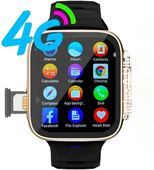 Onikuma T800 ULTRA Smart Watch No sim card Opetion Smartwatch NO sim card Smartwatch (black Strap, Free Size)