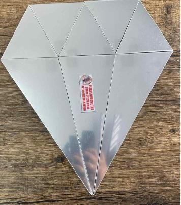 Acrylic Diamond Mirror Wall Stickers - Springkart 