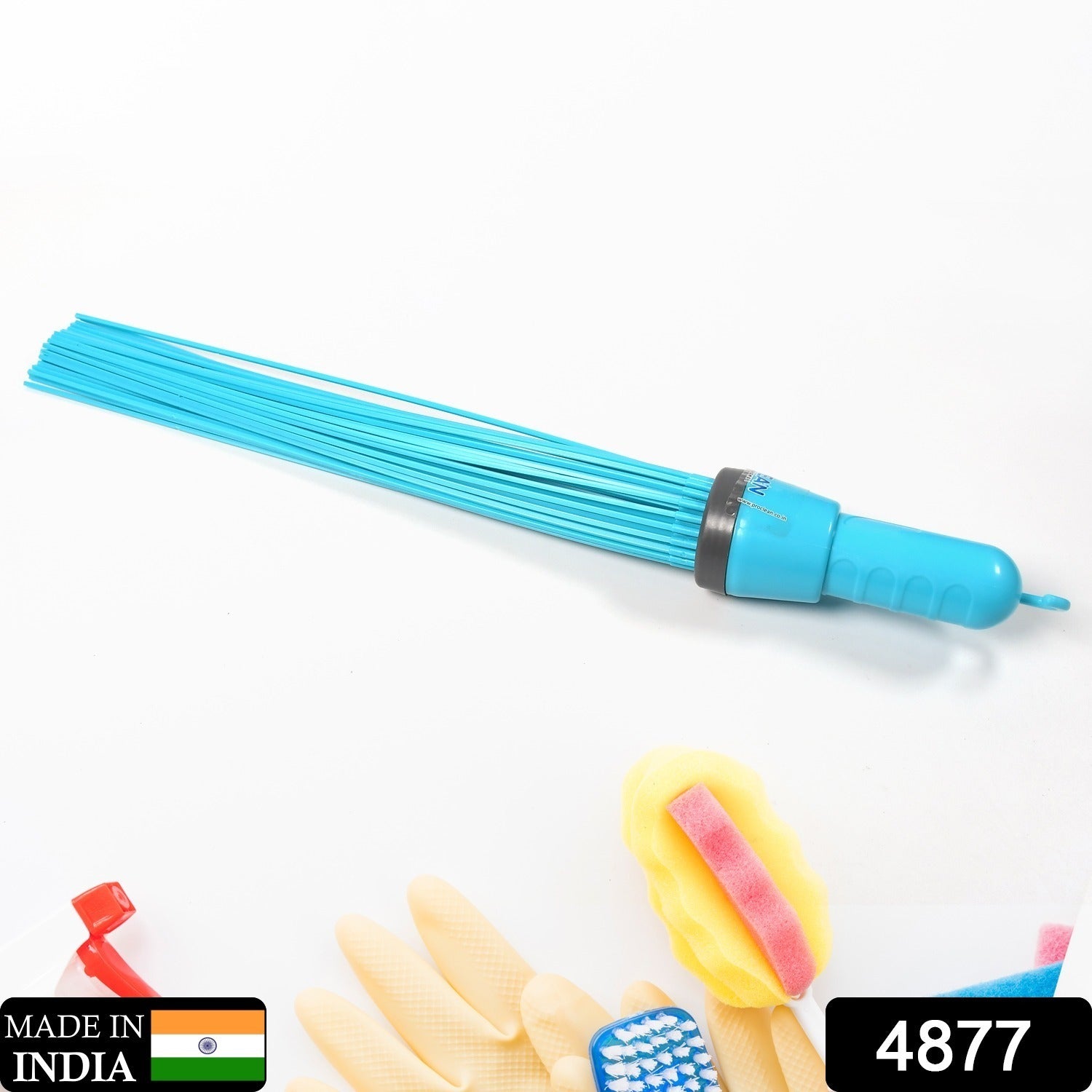 Plastic Stick Broom, 44 Flexible Sticks for Cleaning Tiles & Floors - Springkart 