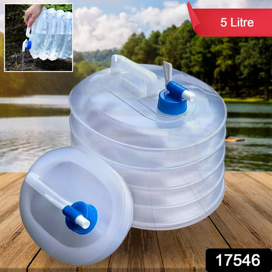 Outdoor Camping Collapsible Portable Water Container with Carry Handle Tap Valve Large Food Grade - Springkart