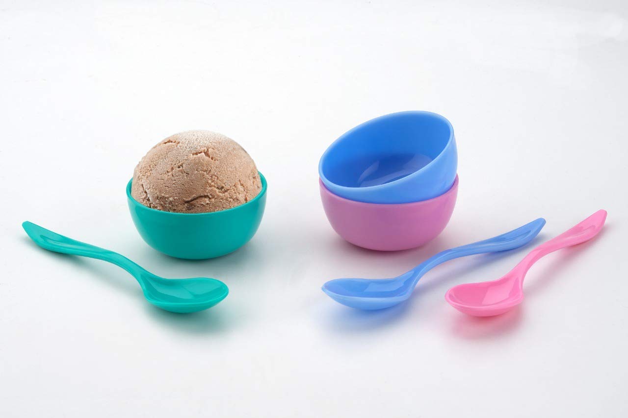Multipurpose Snack Set 3 pcs - Spoon, Bowl and Dish - Springkart 