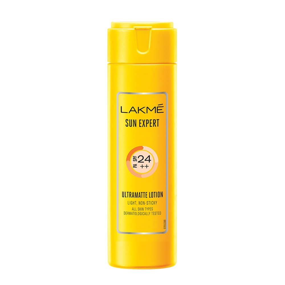 Lakme Sunscreen For Bright Skin, SPF 50 PA++++, Water Light, Niacinamide, In Vivo Tested, 100 ml