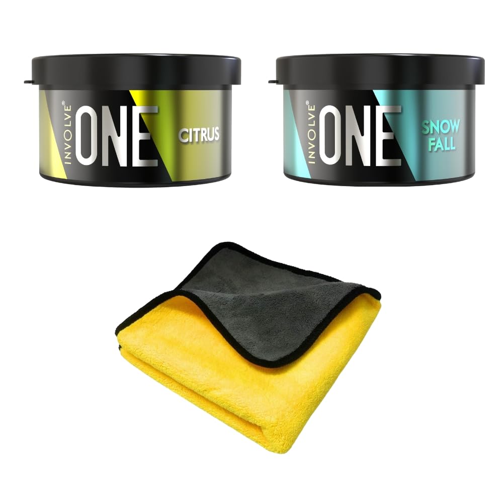 Involve Your Senses One Musk Organic Car Perfume, Involve Your Senses Strong Fiber Air Freshener to Freshen'up Your Car - IONE01-40 g,Car Accessories interior car perfumes and fresheners