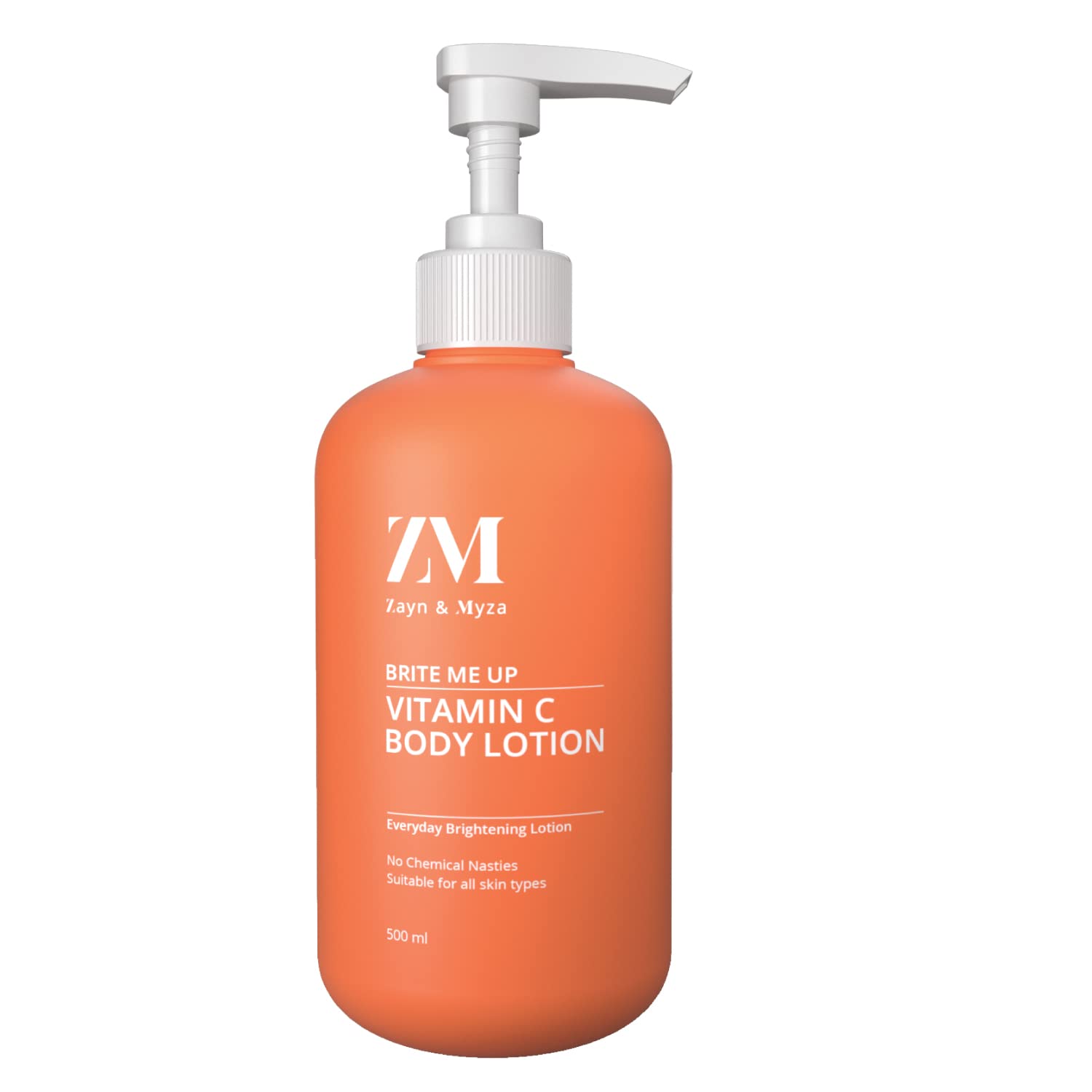 ZM Zayn & Myza Vitamin C Body Lotion, Glow Reviving & Skin Brightening, Shea butter, 500ml