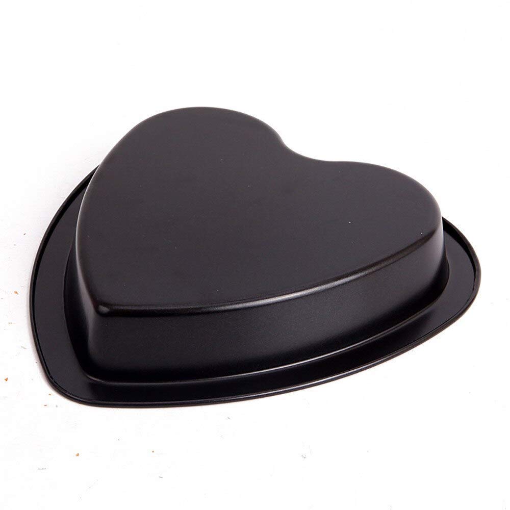 Heart Shape Cake Mould Non Stick Steel 1 kg Cake Baking Tray ( 23cm) - Springkart 