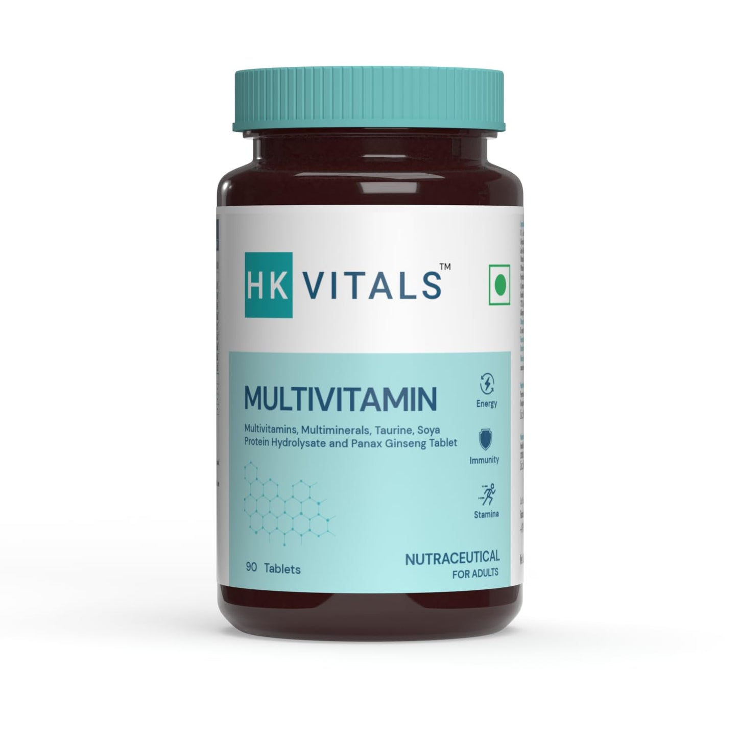 HealthKart hk vitals Multivitamin with Probiotics (60 capsules) | For Men and Women | Vitamin C, Vitamin B, Vitamin D, & Zinc, Supports Immunity and Gut Health, 1 count - Springkart 