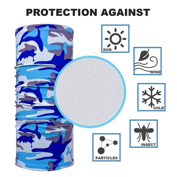 1357 Multifunctional Unisex Neck Gaiter Headband For Dust Sun Protection Headwear - Springkart 