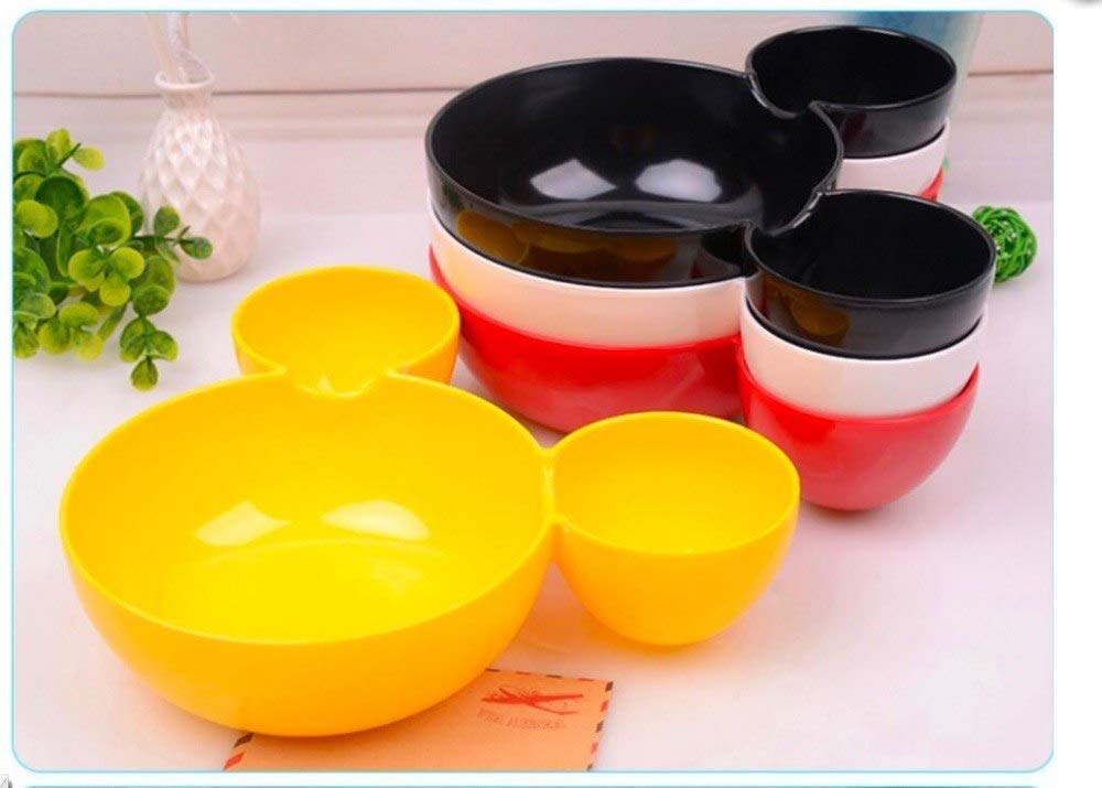 Mickey Shaped Kids / Snack Serving Sectioned Plate - Springkart 