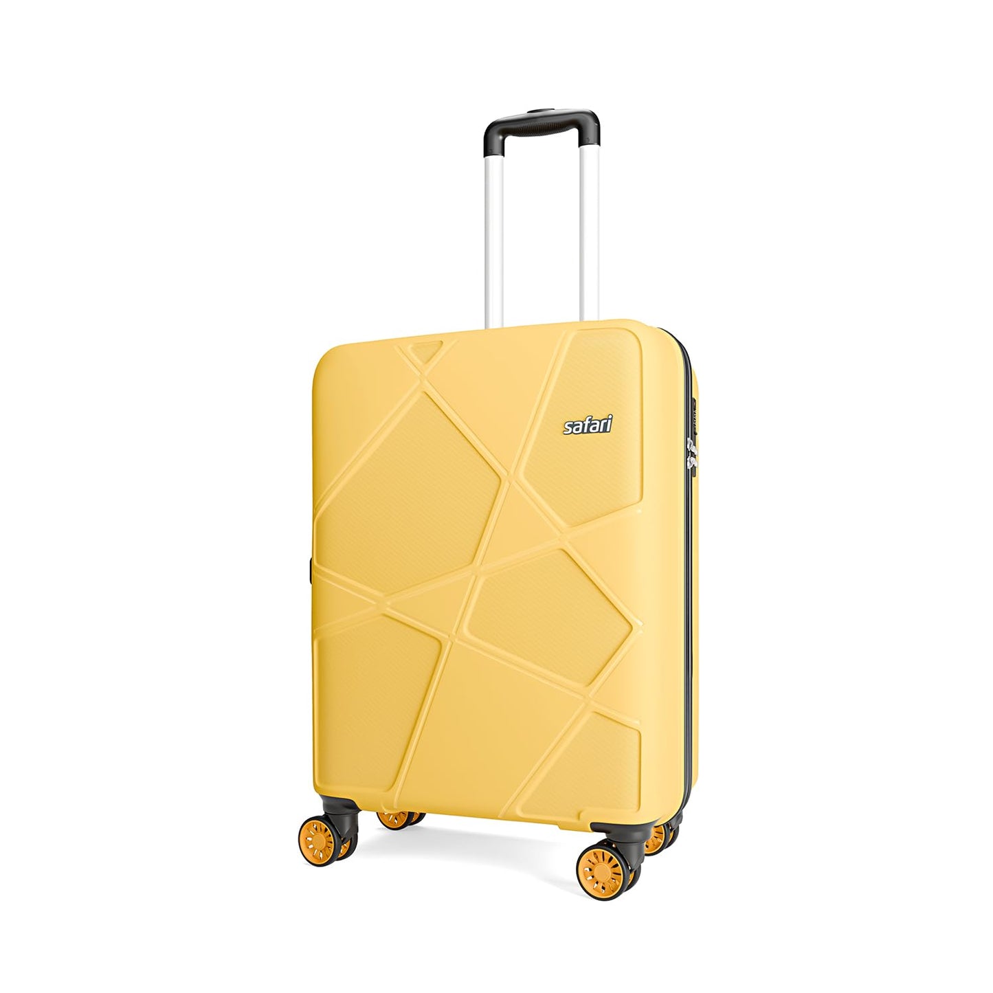 Safari Pentagon Set of 2, Cabin & Checkin Trolley Bags Hard Case Polypropylene 4 Wheels 360 Degree Wheeling System Luggage, Travel Bags, Suitcase for Travel, Trolley Bags for Travel, Dusk Green