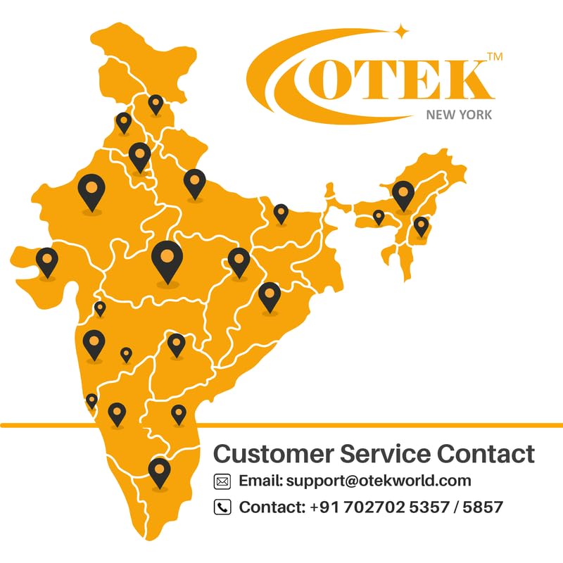 OTEK 330A Smart Air Purifier for Home & Office | HEPA H13 & Activated Carbon Filter | UV-C Sterilization | Real-Time AQI Display | Removes 99.9% Dust, Smoke & Allergens | 280 sq.ft