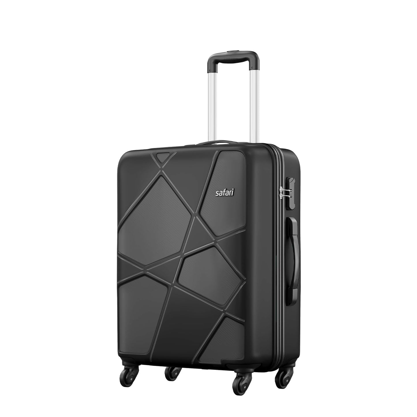 Safari Pentagon Set of 2, Cabin & Checkin Trolley Bags Hard Case Polypropylene 4 Wheels 360 Degree Wheeling System Luggage, Travel Bags, Suitcase for Travel, Trolley Bags for Travel, Dusk Green