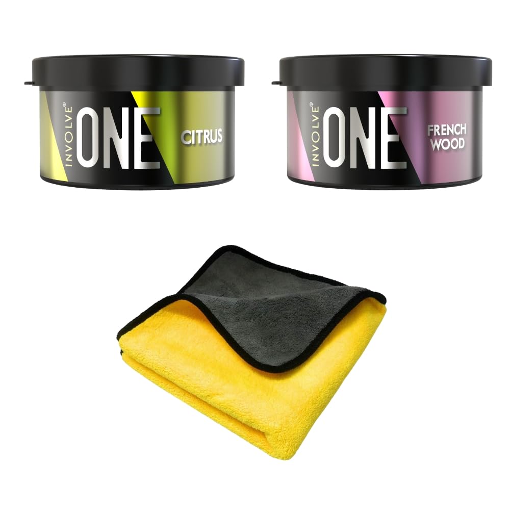 Involve Your Senses One Musk Organic Car Perfume, Involve Your Senses Strong Fiber Air Freshener to Freshen'up Your Car - IONE01-40 g,Car Accessories interior car perfumes and fresheners