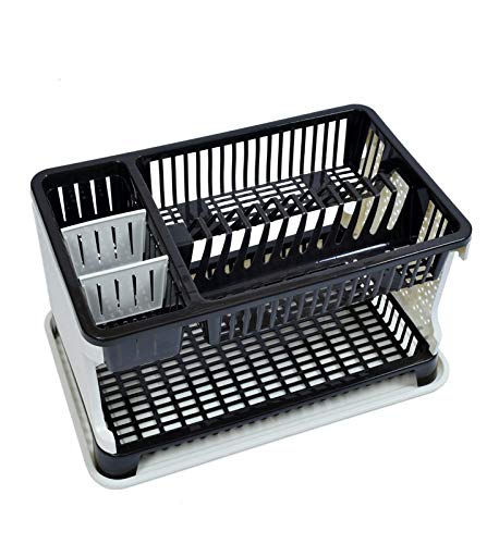 Kitchen Organizer Rack with Water Storing Tray / Dish Rack - Springkart 