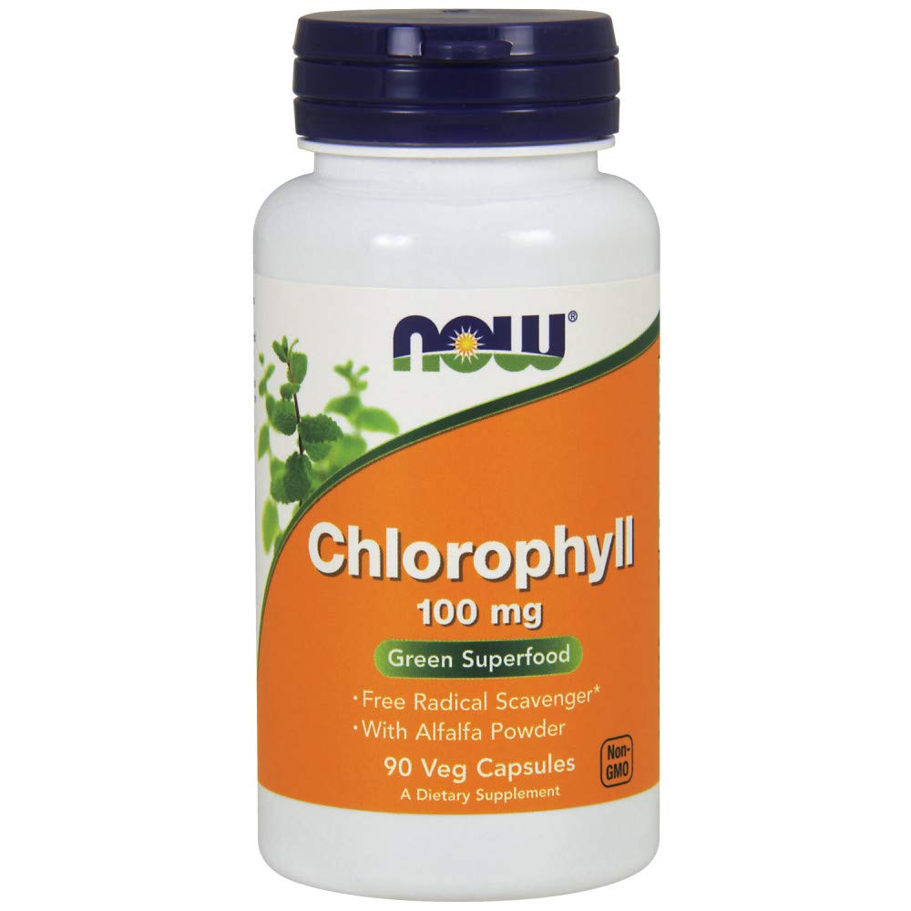Now Foods, Chlorophyll, 100 mg, 90 Veggie Caps - Springkart 