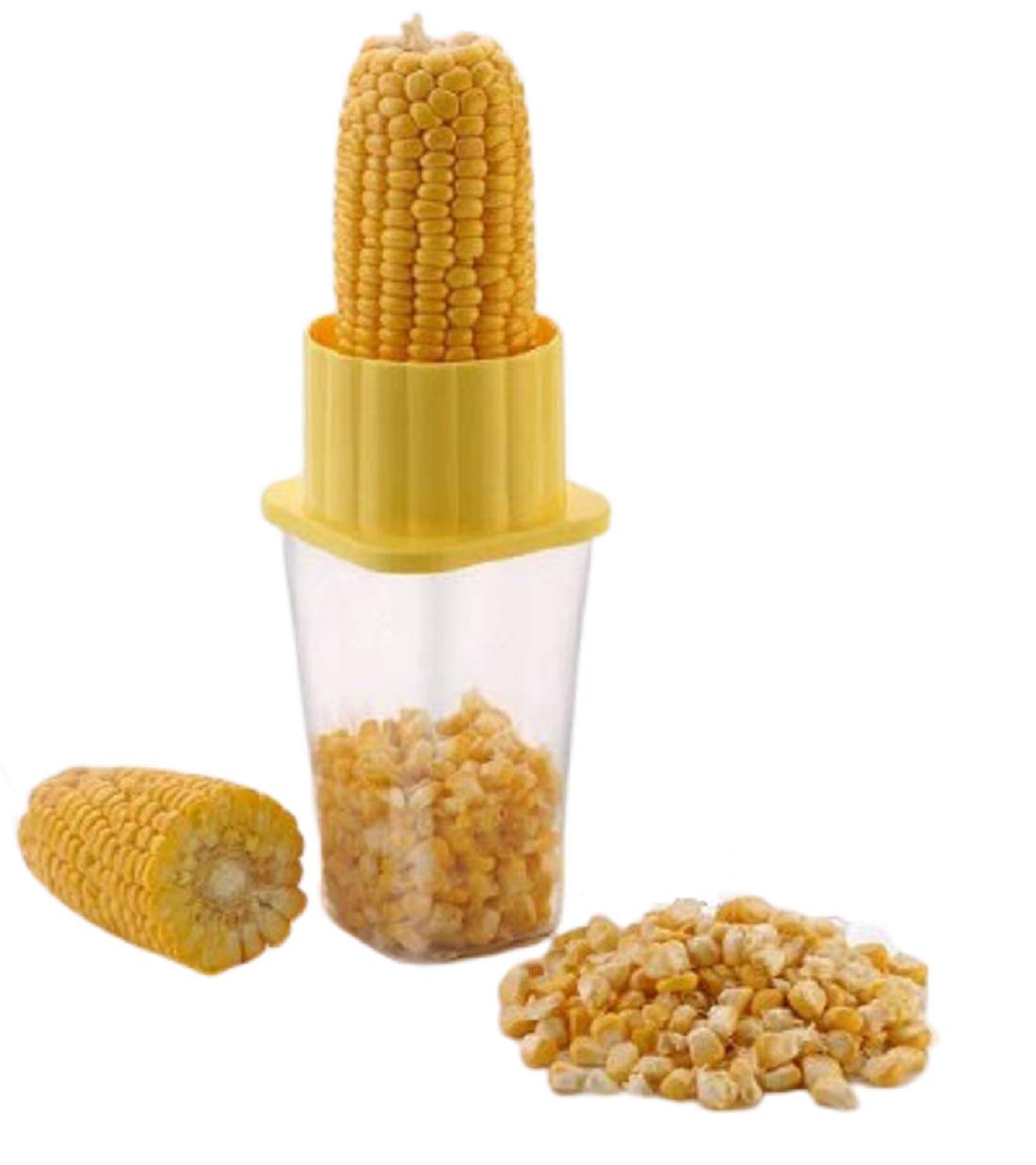 Multi Use Plastic Corn Stripper Cob Remover Bowl - Springkart 