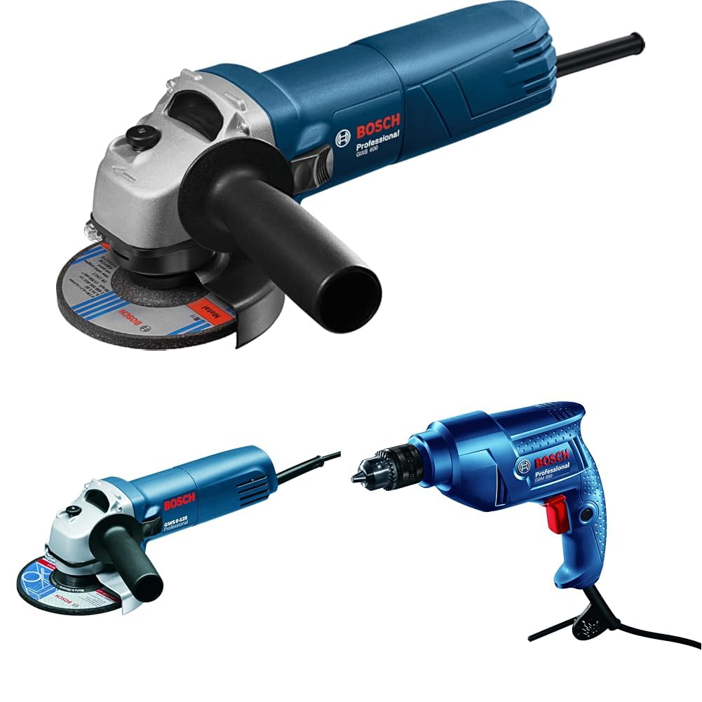 BOSCH Professional GWS 600 Angle Grinder | 670W Power | No-load Speed of 11000 RPM | Versatile Cutting and Grinding Tool | M10 Grinding Spindle Thread | 100 mm Disc | 1 Year Warranty