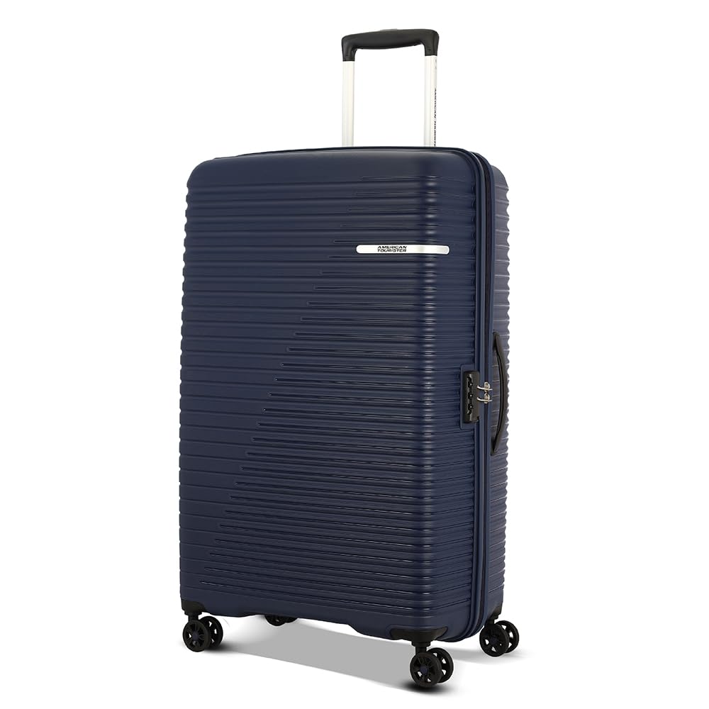 American Tourister Liftoff+|Medium Size Check-in Spinner Trolley Bag (67 cm) for Travel|360° 8 Wheel Travel Luggage|Hard Case Polypropylene (PP) Suitcase|Mounted TSA Lock|Seafoam Blue