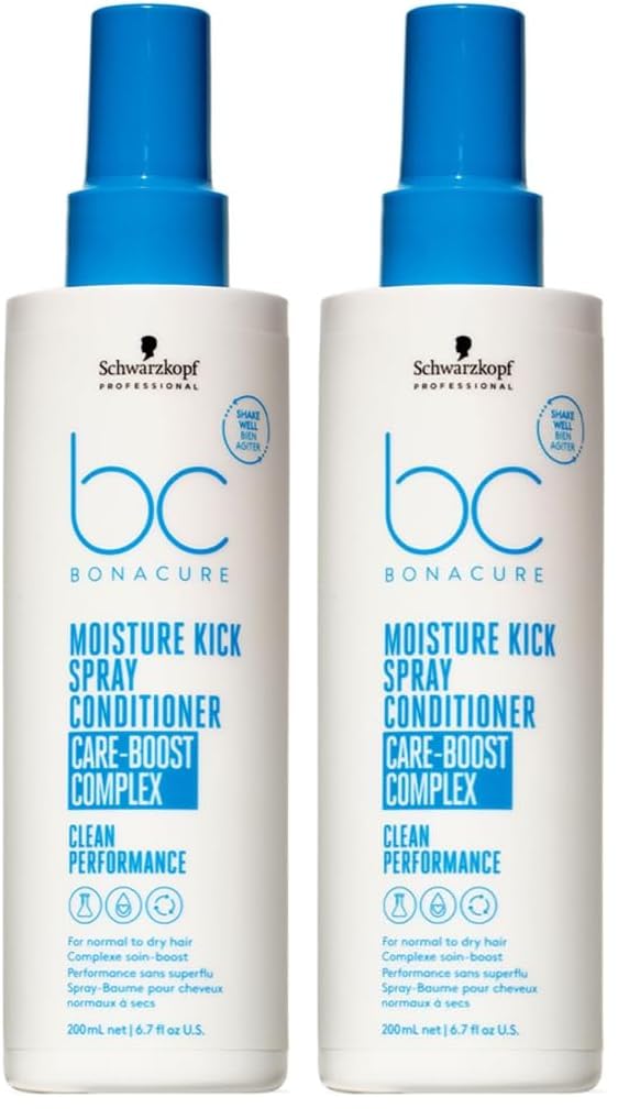 Schwarzkopf Professional Bonacure Moisture Kick Spray Conditioner with Glycerol 200ml