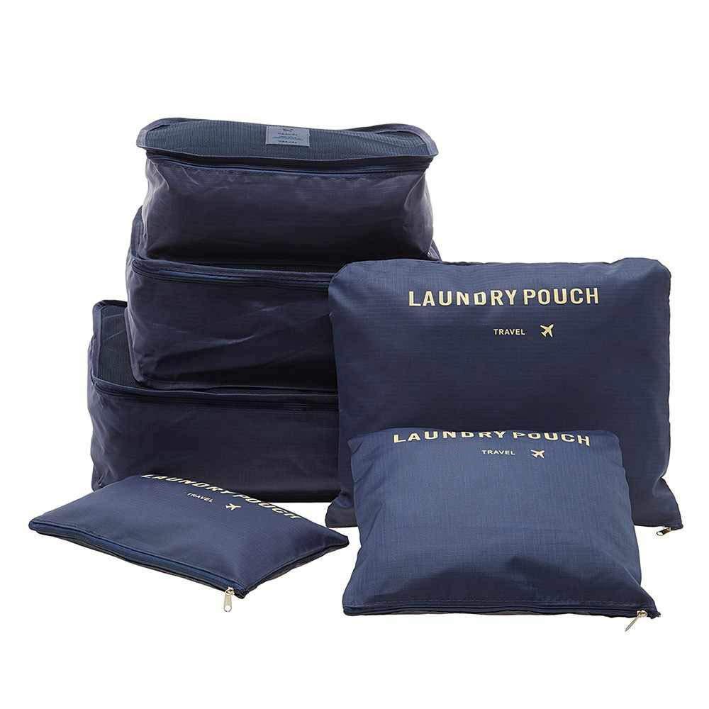 Cloth Organizer Pouch Laundry Zipper Bags (6 pcs) - Springkart 